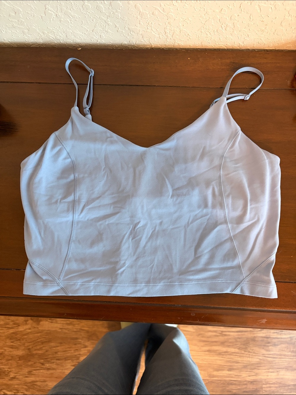 Women’s lululemon Blue athletic Tank with Adjustable Straps
